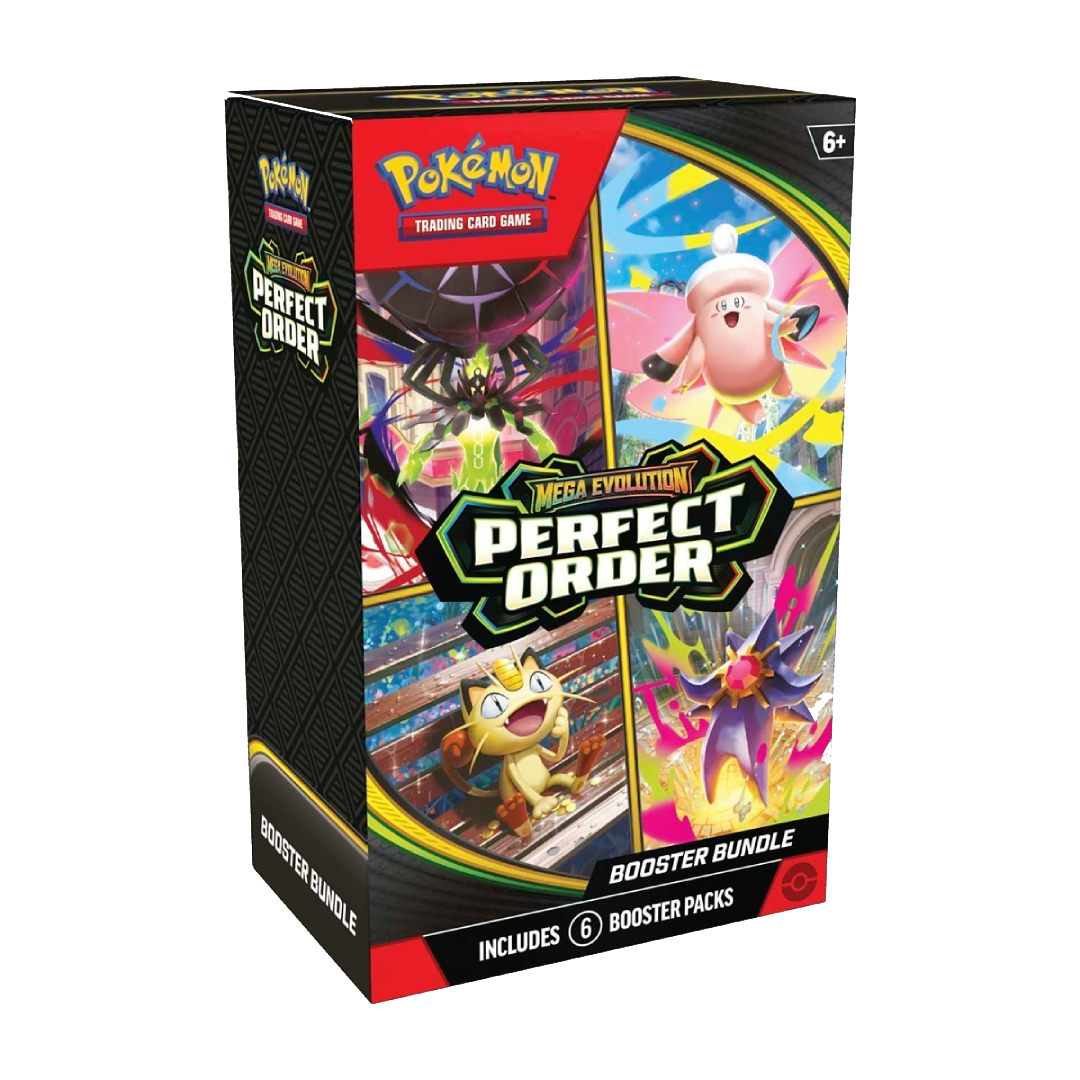 Pokemon TCG: Mega Evolution Perfect Order Booster Bundle (6 Boosters)