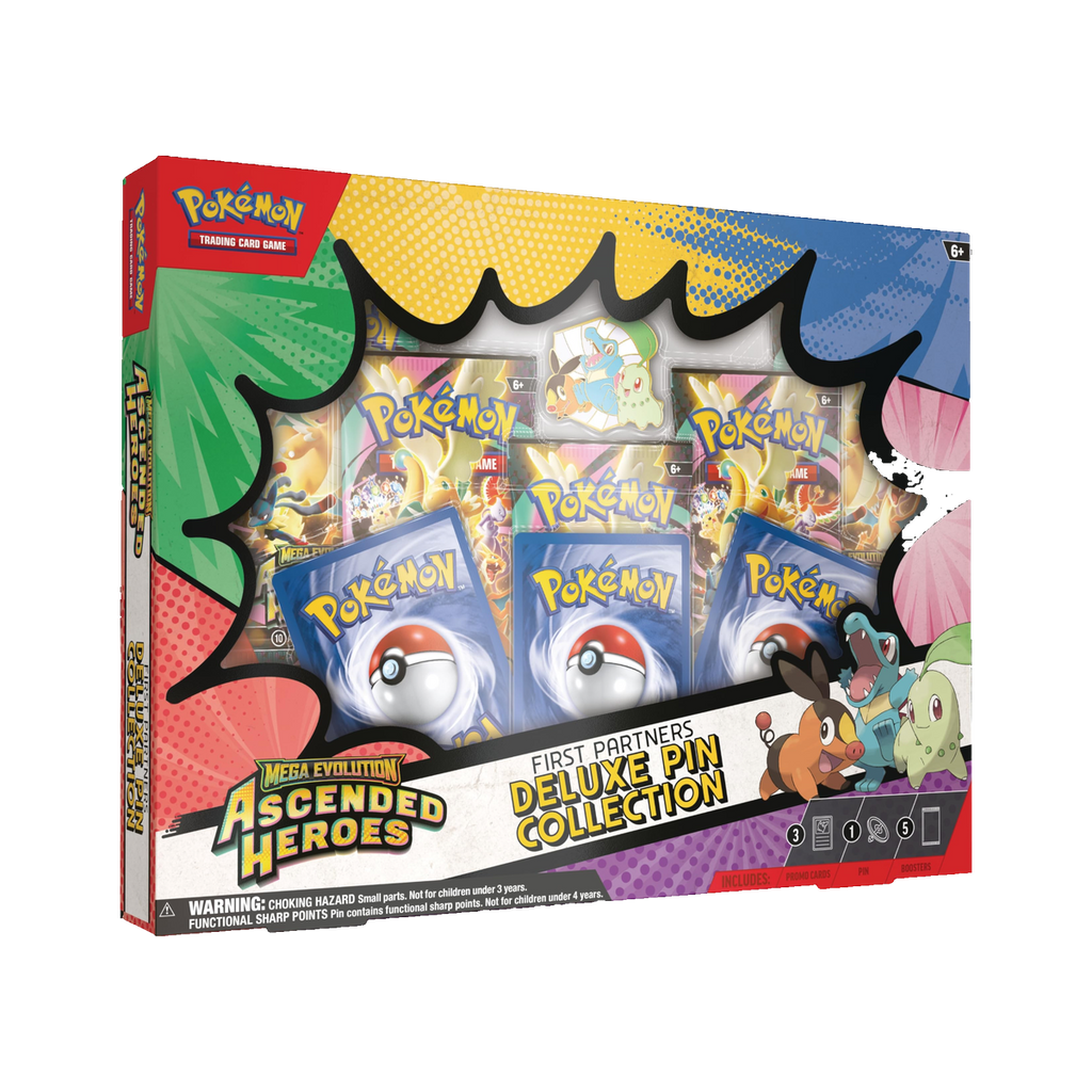 Pokémon TCG: Ascended Heroes First Partners Deluxe Pin Collection
