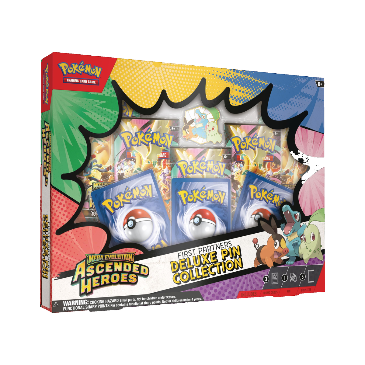 Pokémon TCG: Ascended Heroes First Partners Deluxe Pin Collection