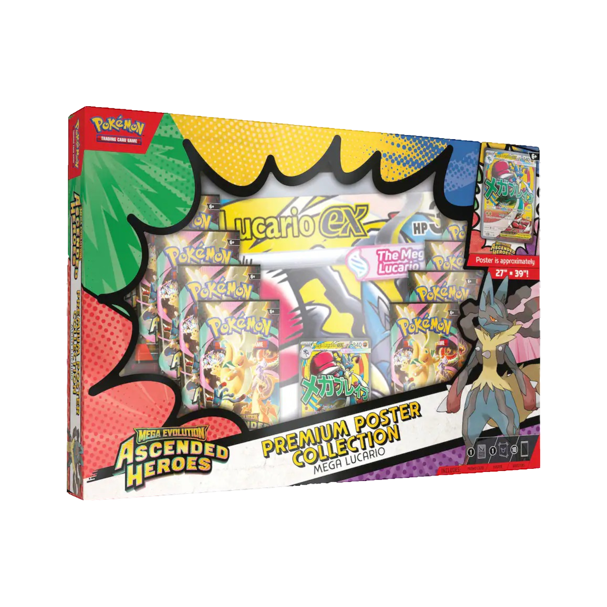 Pokémon TCG: Mega Evolution Ascended Heroes Premium Poster Collection
