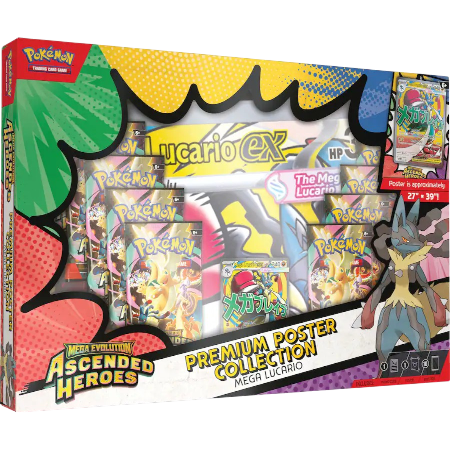 Pokemon TCG: Mega Evolution Ascended Heroes Premium Poster Collection