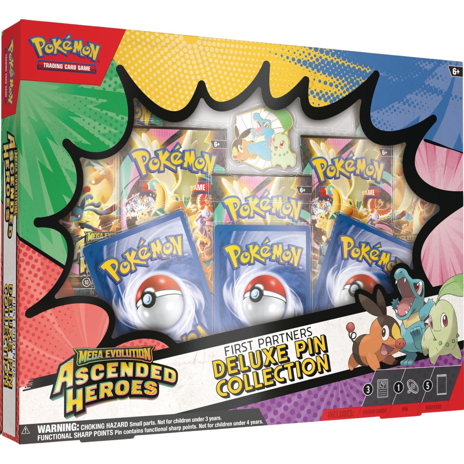 Pokémon TCG: Ascended Heroes First Partners Deluxe Pin Collection