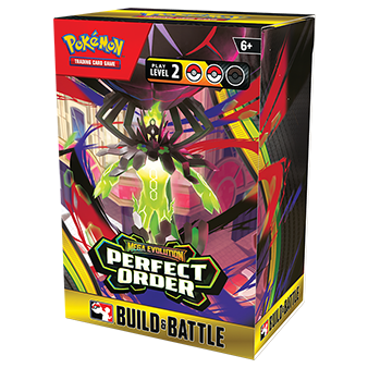 Pokémon TCG: Mega Evolution—Perfect Order Build & Battle Box