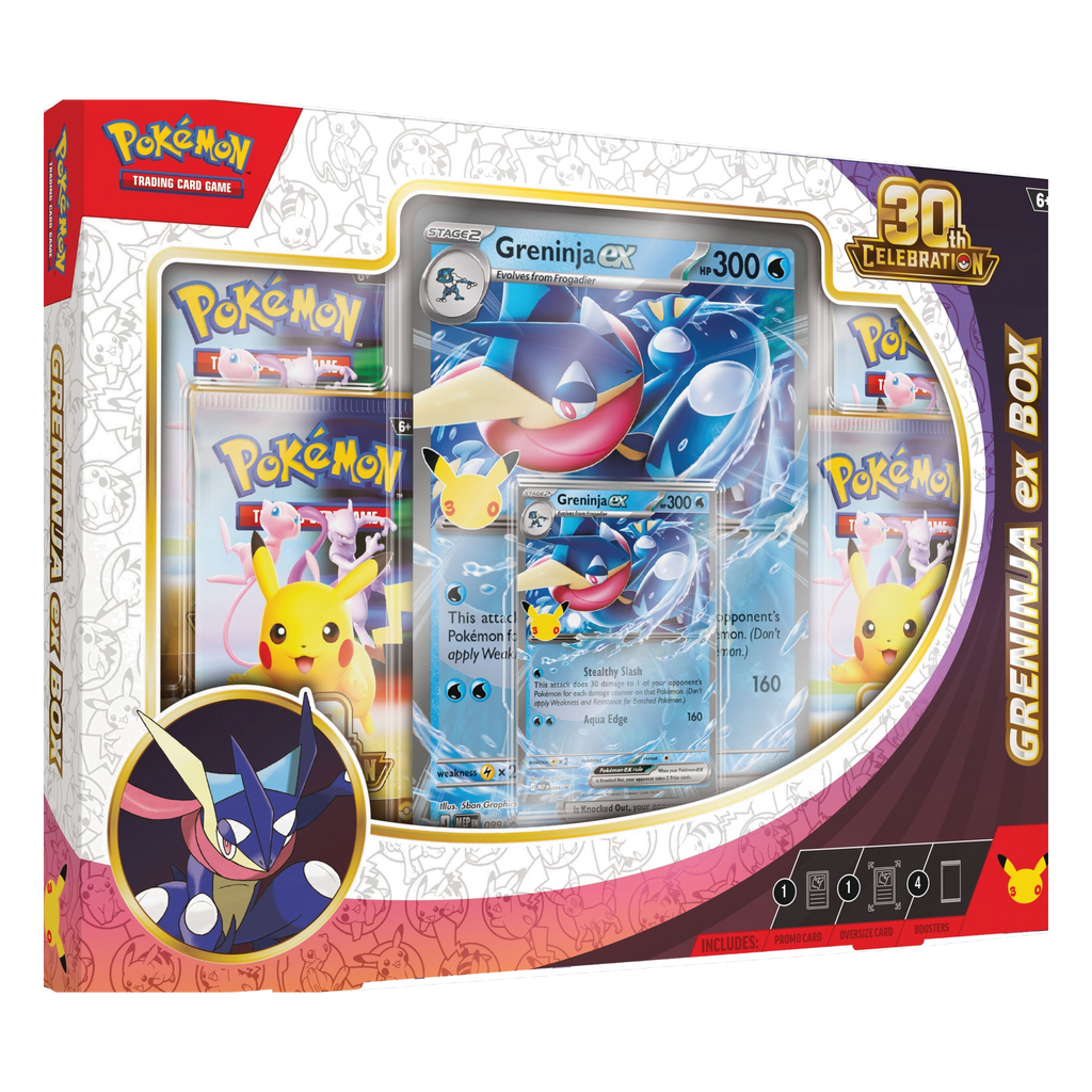 Pokémon TCG 30th Celebration Pokémon ex Box — Greninja ex