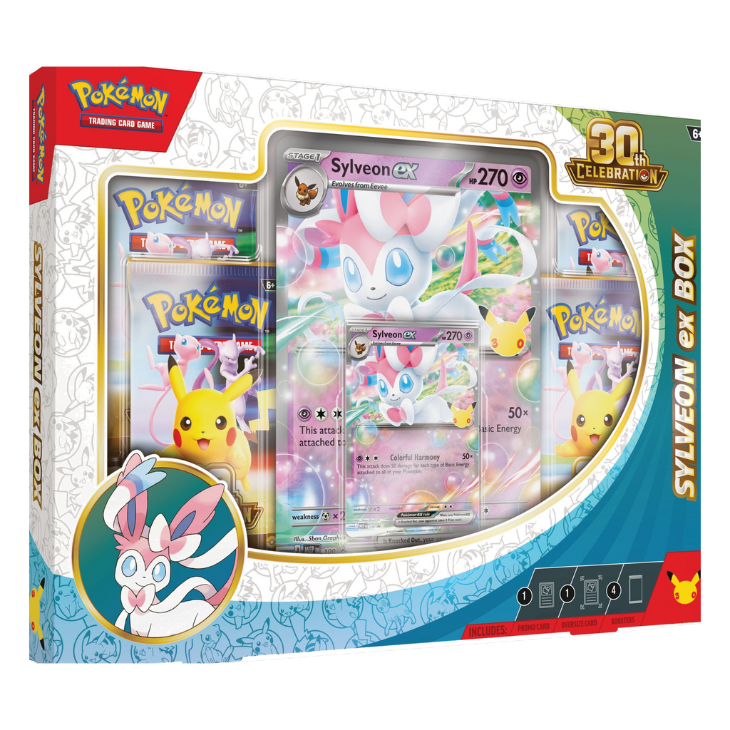 Pokémon TCG 30th Celebration Pokémon ex Box — Sylveon ex