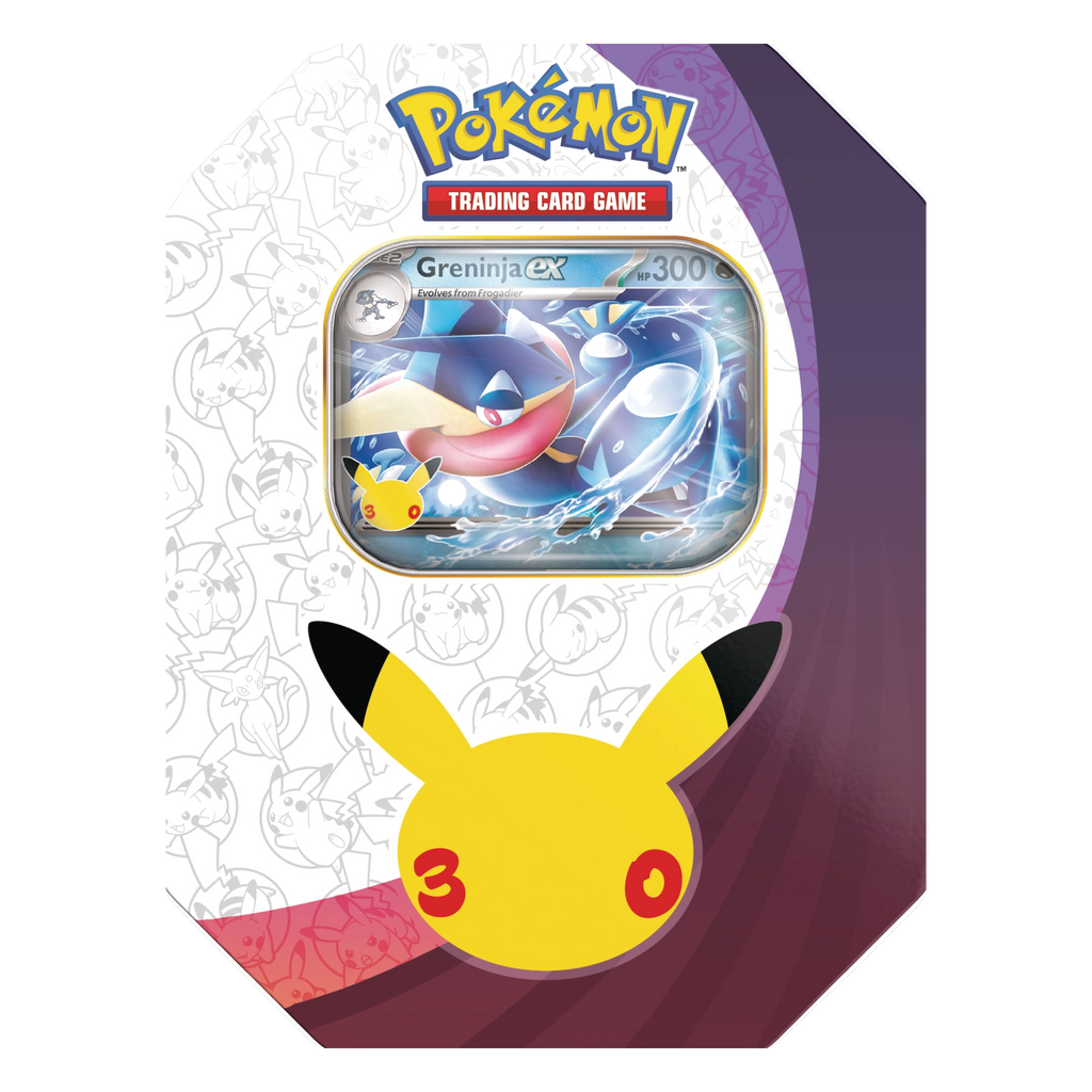 Pokémon TCG 30th Celebration Pokémon ex Tin — Greninja ex
