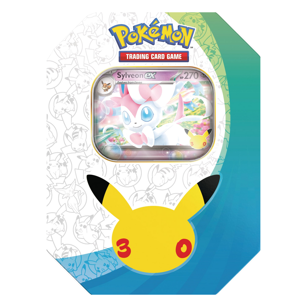 Pokémon TCG 30th Celebration Pokémon ex Tin — Sylveon ex