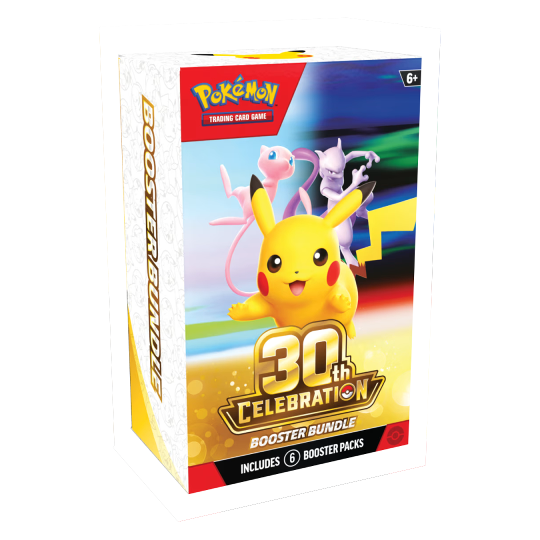 Pokemon TCG 30th Celebration Booster Bundle, 6 sealed packs