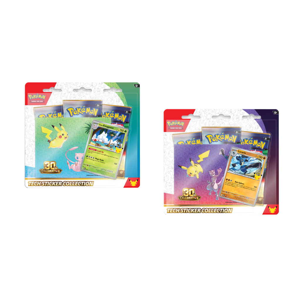 Pokemon TCG 30th Celebration Tech Sticker Collection, sealed