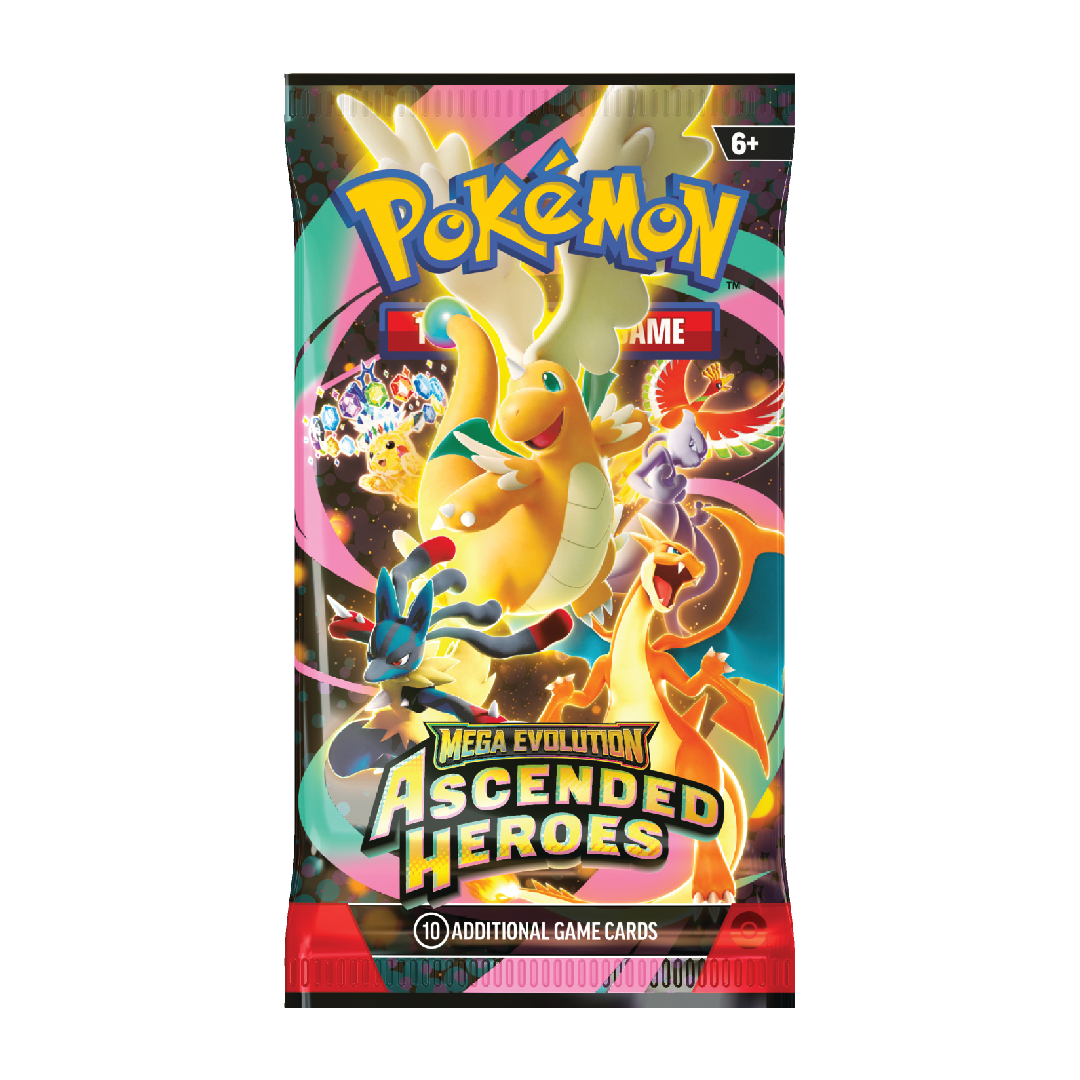 Pokemon TCG Mega Evolution Ascended Heroes booster pack, sealed