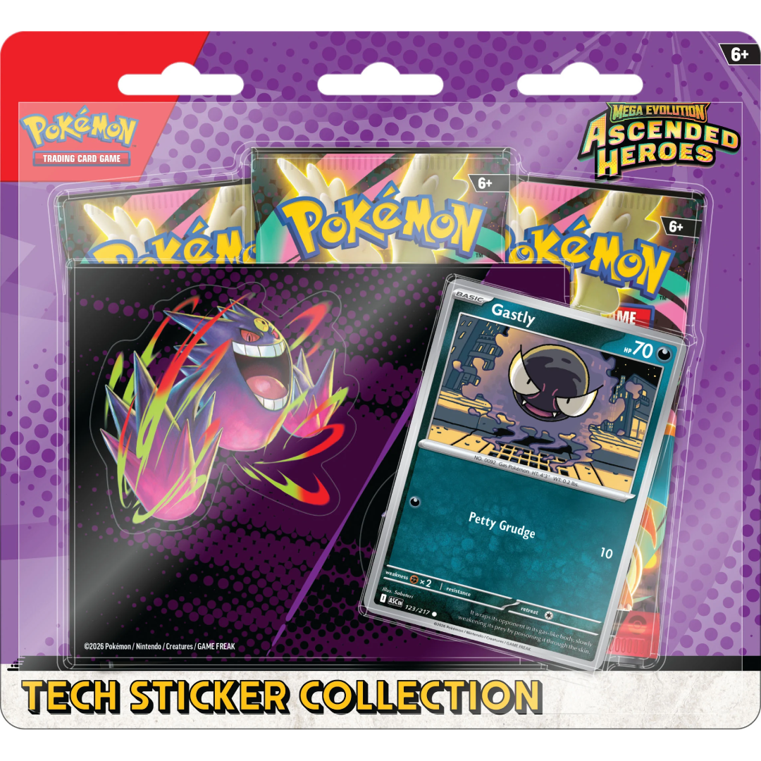 Ascended Heroes Tech Sticker Collection, sealed box