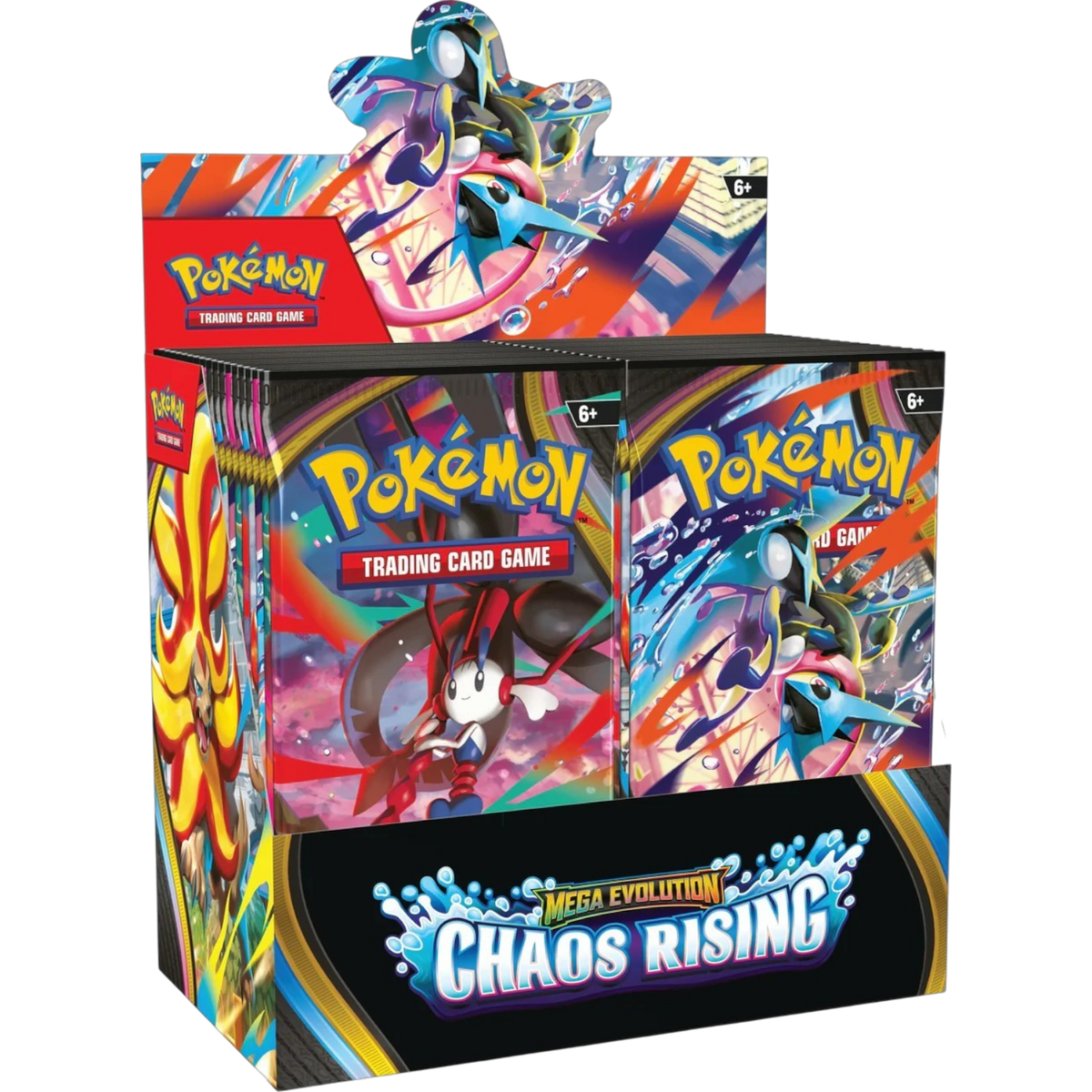 Pokemon TCG Mega Evolution Chaos Rising booster box, 36 sealed packs
