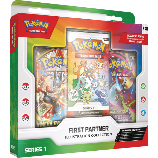 Pokemon TCG First Partner Illustration Collection Series 1, sealed