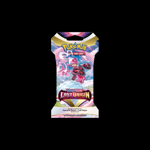 Pokemon TCG Lost Origin sleeved booster pack, reverse side