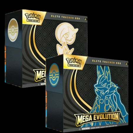 Pokemon TCG Mega Evolution Elite Trainer Box, front of box