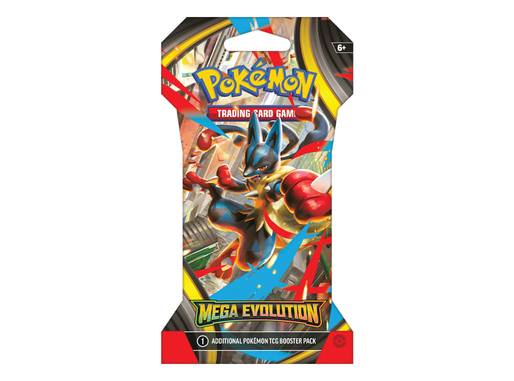 Pokemon TCG Mega Evolution sleeved booster pack, product photo