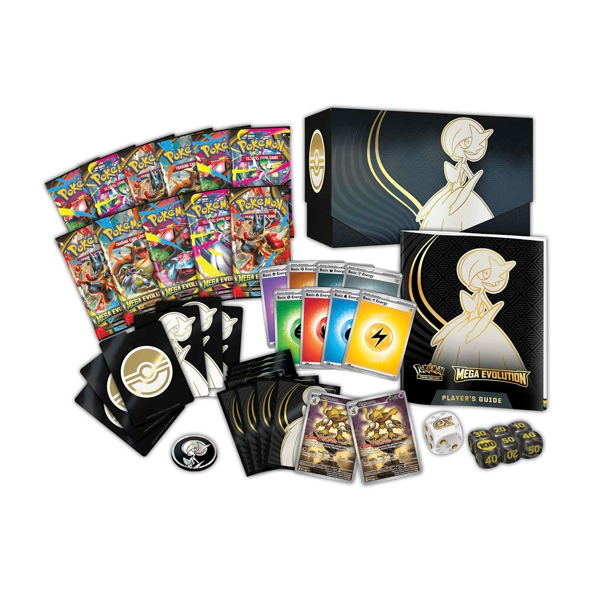 Mega Gardevoir Elite Trainer Box card sleeves