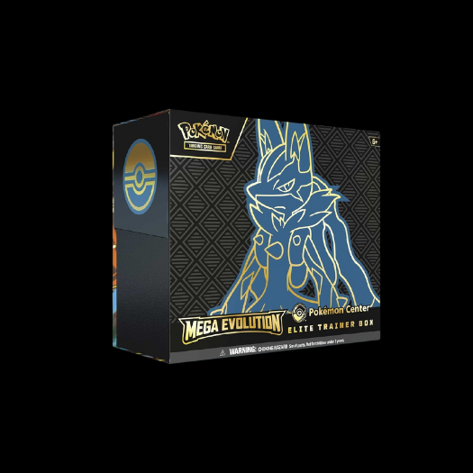 Pokemon Center Mega Lucario Elite Trainer Box, front of box