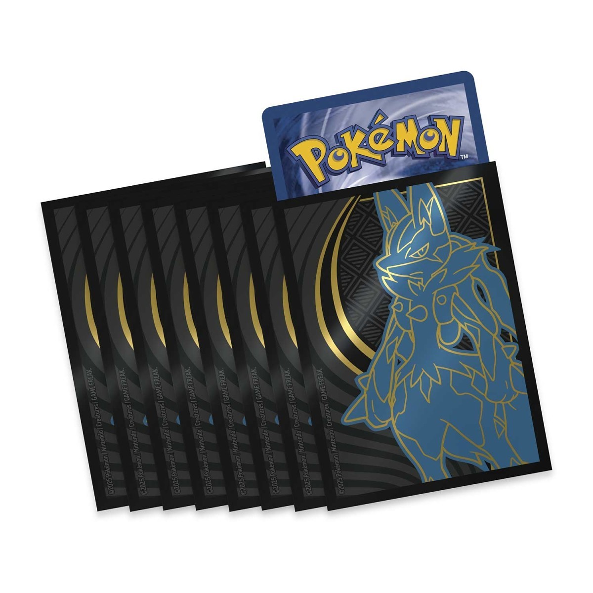Mega Lucario Elite Trainer Box card sleeves