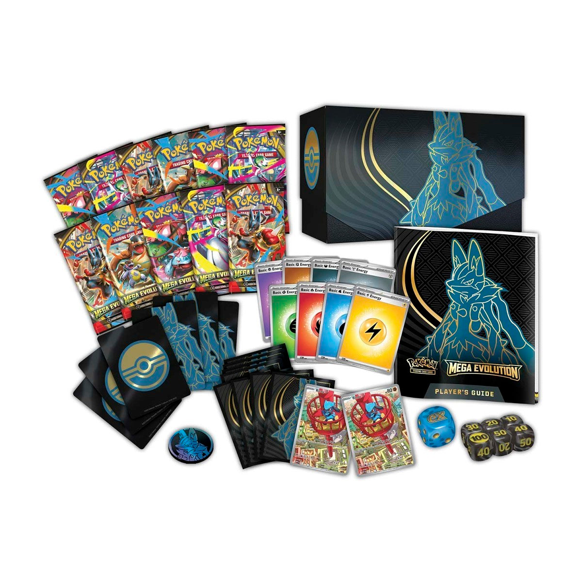 Mega Lucario Elite Trainer Box contents overview