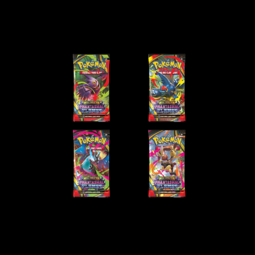 Pokemon TCG Phantasmal Flames booster pack, reverse side