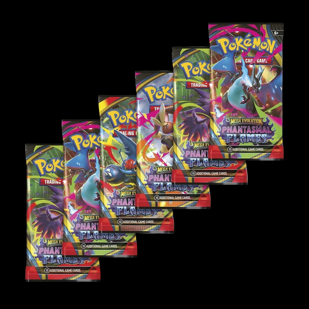 Phantasmal Flames Booster Bundle, six sealed booster packs