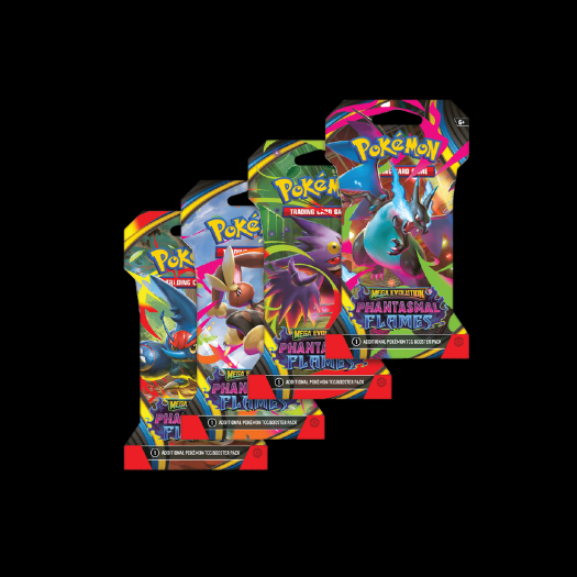 Phantasmal Flames sleeved booster pack, reverse side