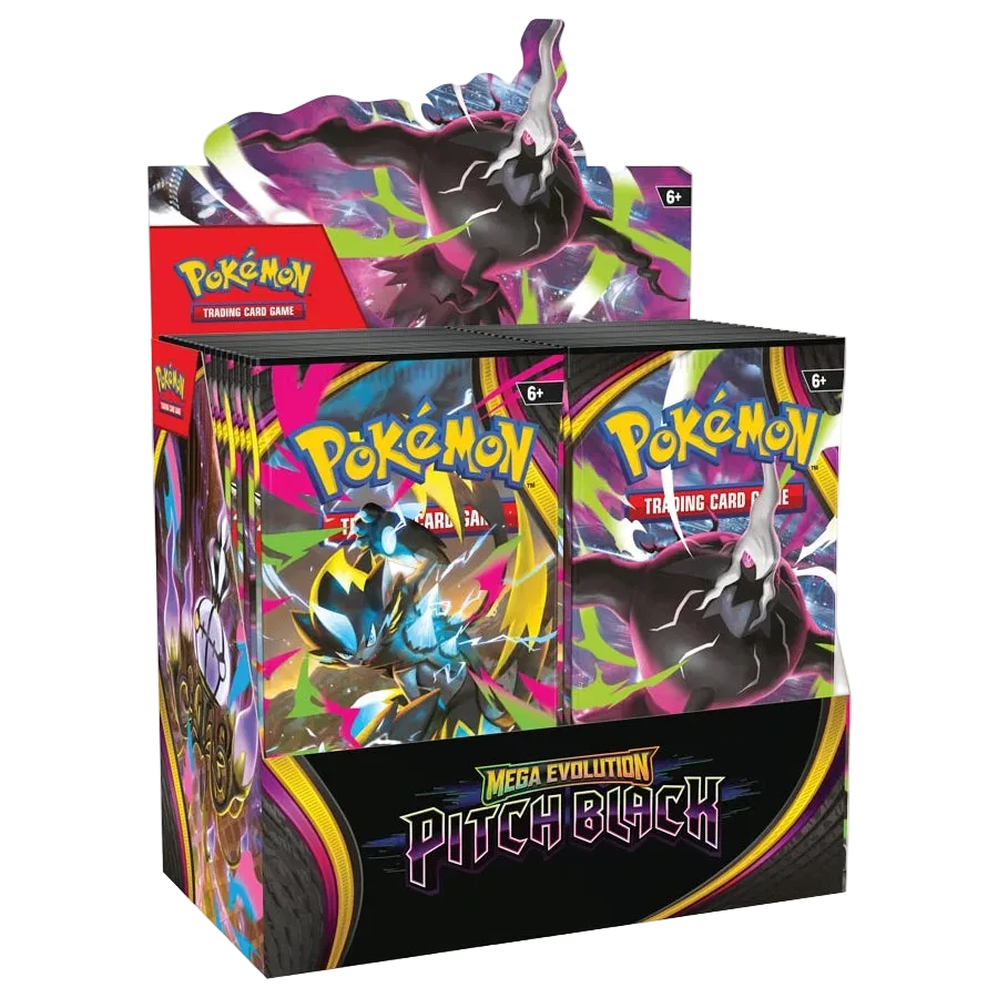 Pokemon TCG Mega Evolution Pitch Black booster box, 36 sealed packs