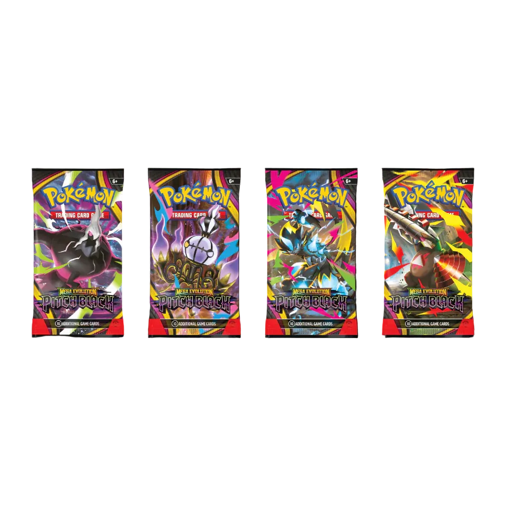 Pokemon TCG Mega Evolution Pitch Black booster packs, sealed