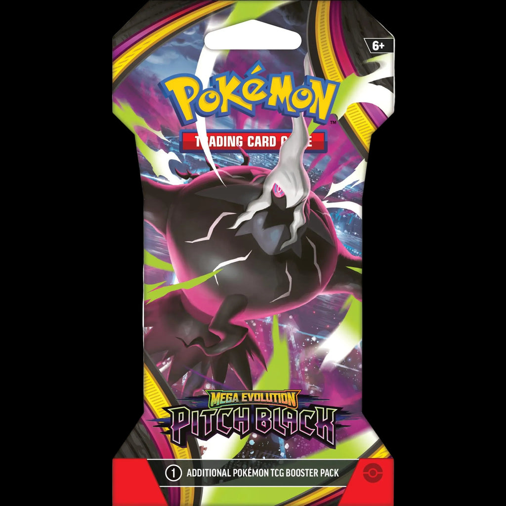 Pitch Black sleeved booster pack, product photo