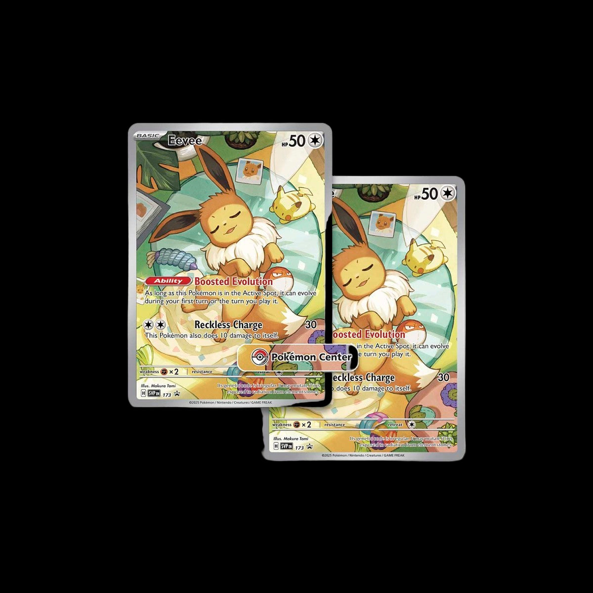 Prismatic Evolutions Pokemon Center ETB card sleeves