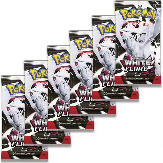 White Flare Booster Bundle, front of pack